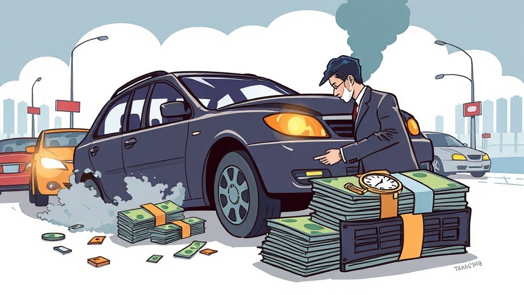 교통사고처리지원금 & 변호사 선임비용 중요성 (illustration 스타일)