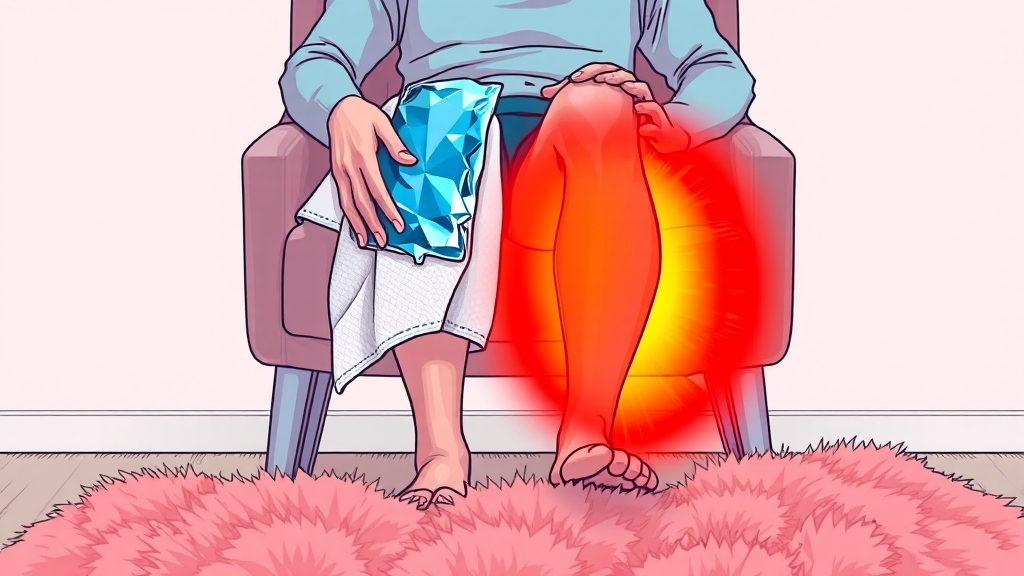 찜질 요법, 제대로 알기 (illustration 스타일)