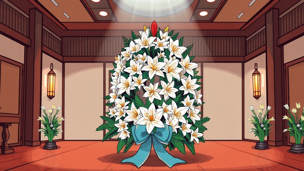 마음을 전하는 꽃배달 (cartoon 스타일)