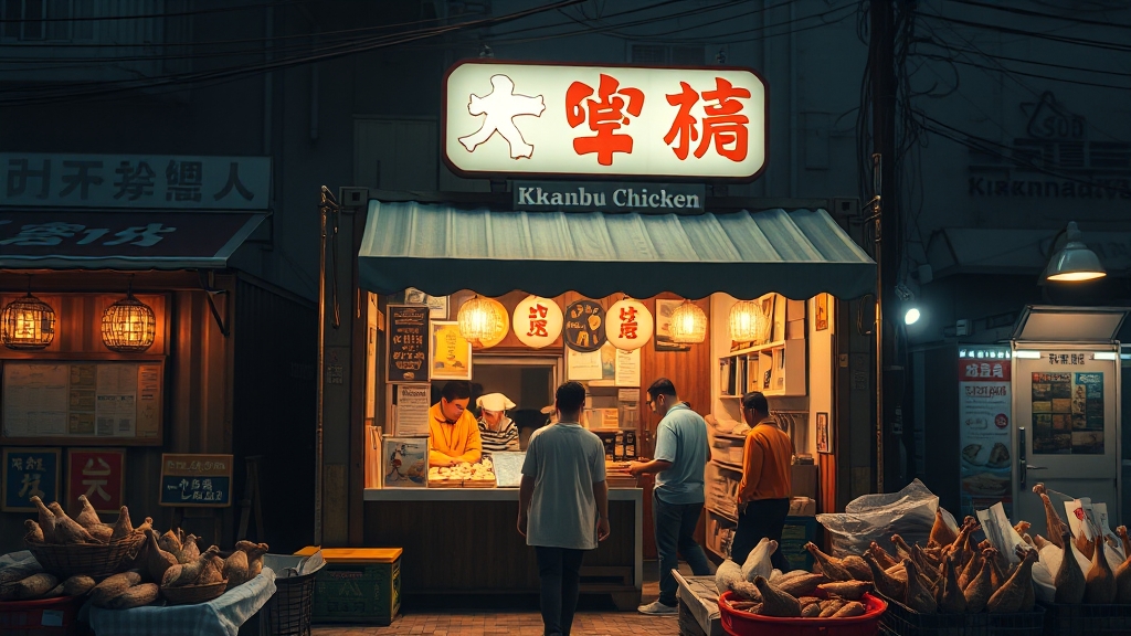 깐부치킨 본점은 어디? (realistic 스타일)