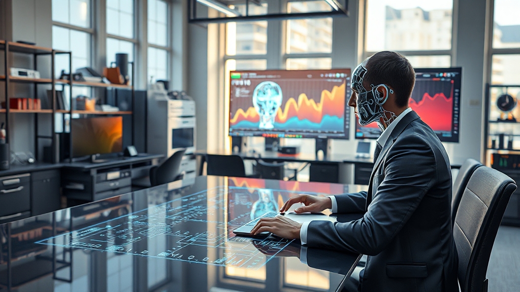 GPT-5 기술적 발전 (realistic 스타일)