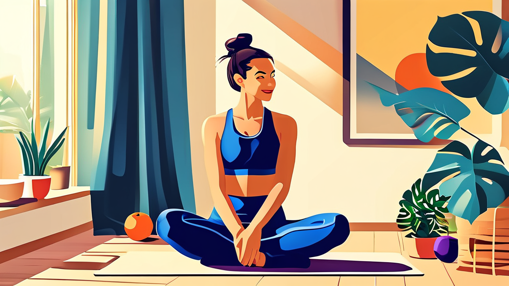 관절 건강을 위한 생활 습관 개선 가이드 (illustration 스타일)