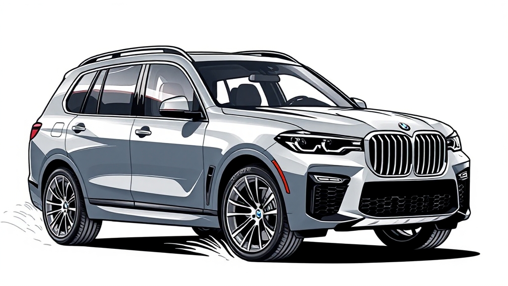 X7 M60i xDrive 특별 에디션 (illustration 스타일)