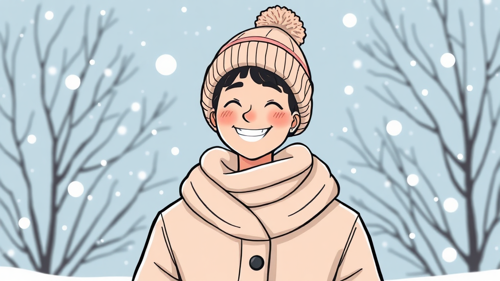 겨울철 건강 관리, 이것만은 꼭! (illustration 스타일)