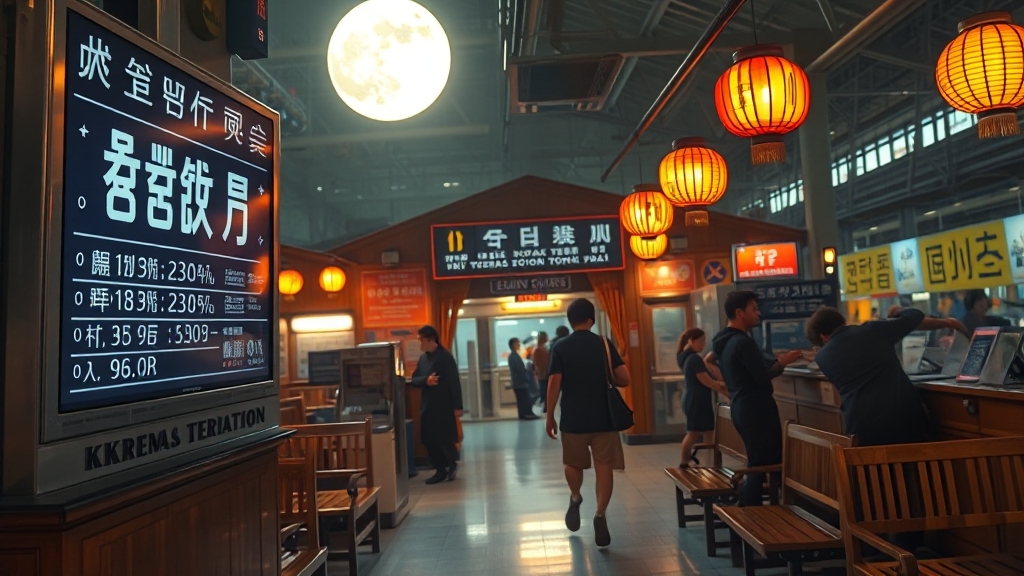 추석 기차표 예매 핵심 정보 (realistic 스타일)