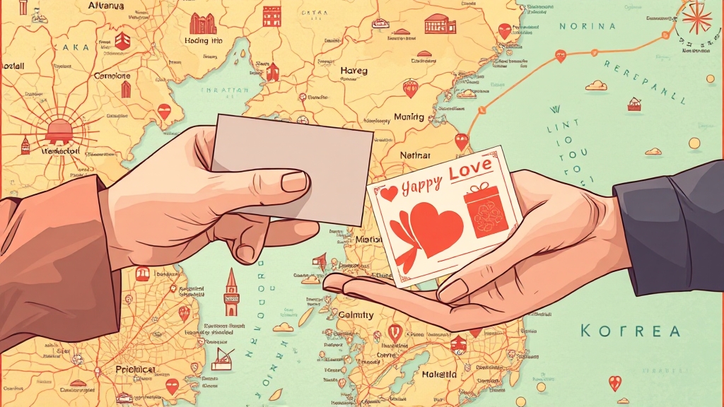 카드형 vs 지역사랑상품권 비교 (illustration 스타일)