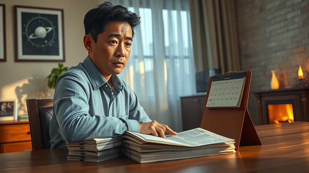퇴사 시 미사용 연차 처리 방법 (realistic 스타일)