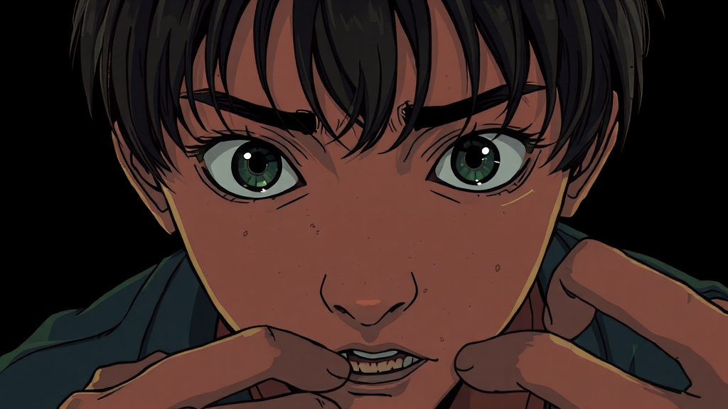 원작 웹툰과의 비교 (realistic 스타일)