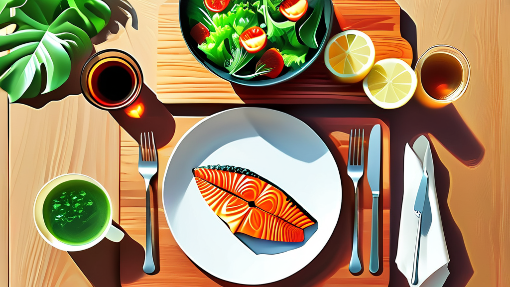 무코어구미: 든든하고 맛있는 한 끼 식사 (illustration 스타일)