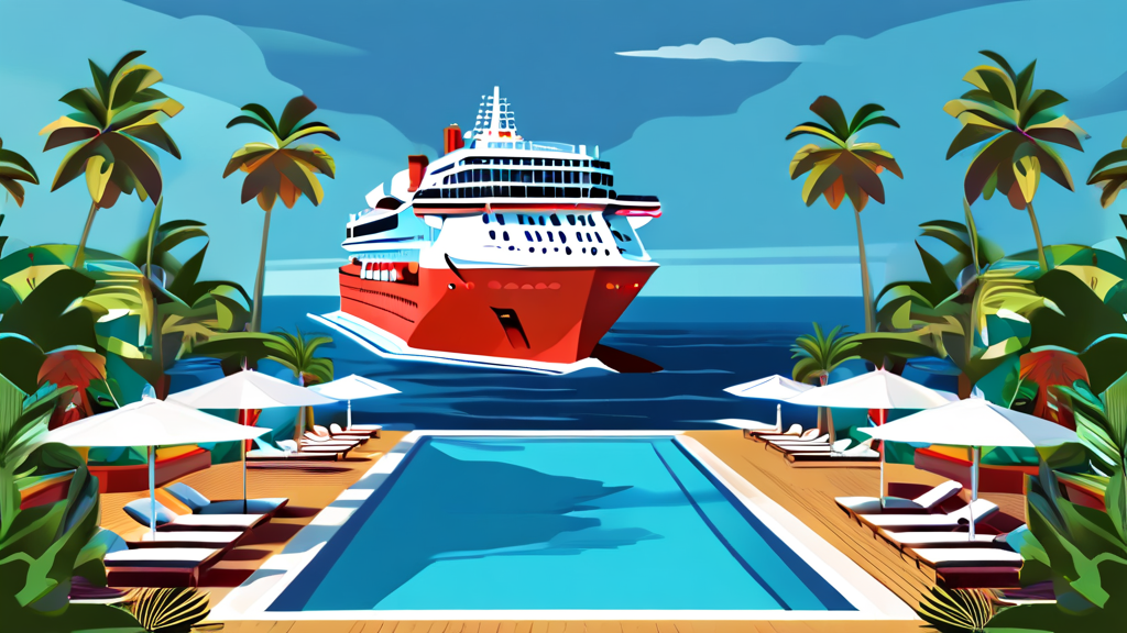 코스타 세레나호, 바다 위의 럭셔리 호텔 (illustration 스타일)