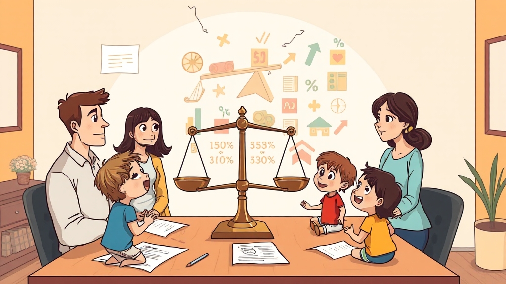 양육비 변경, 가능할까? (cartoon 스타일)