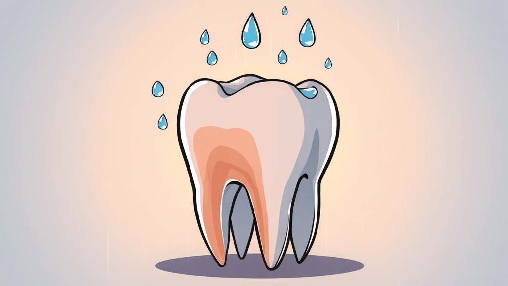 시린 이, 왜 생기는 걸까요? (cartoon 스타일)