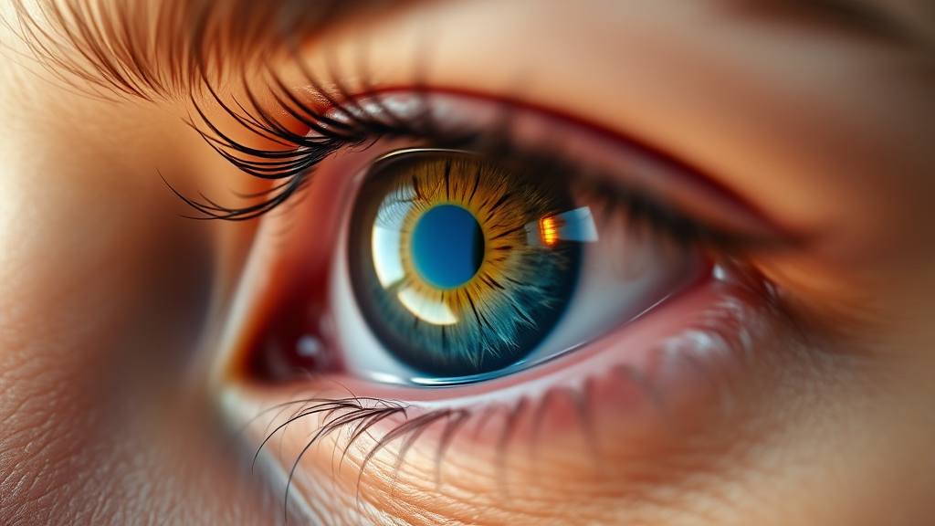 루테인/지아잔틴, 효능은? (realistic 스타일)