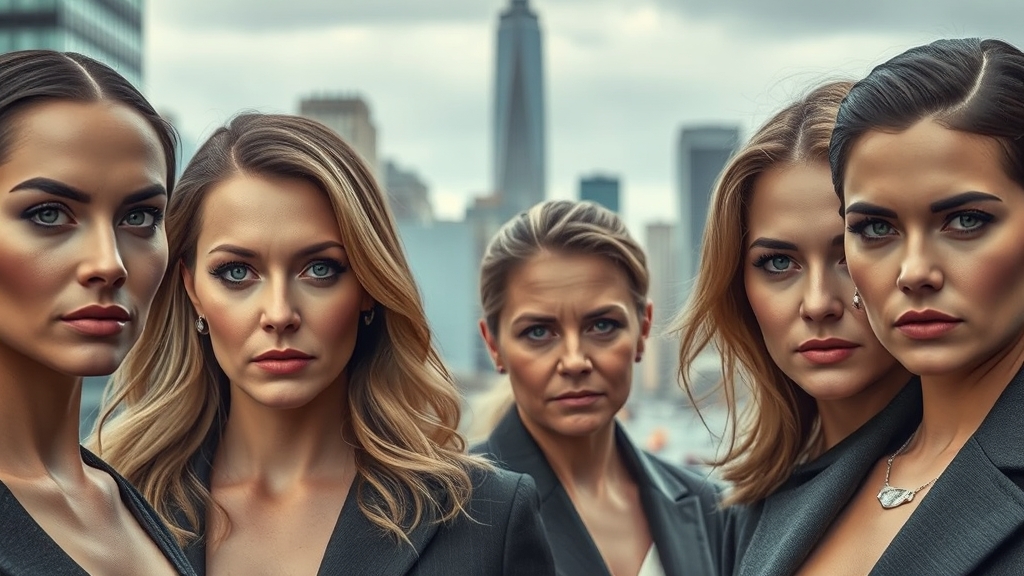 주요 등장인물 및 출연진 (realistic 스타일)