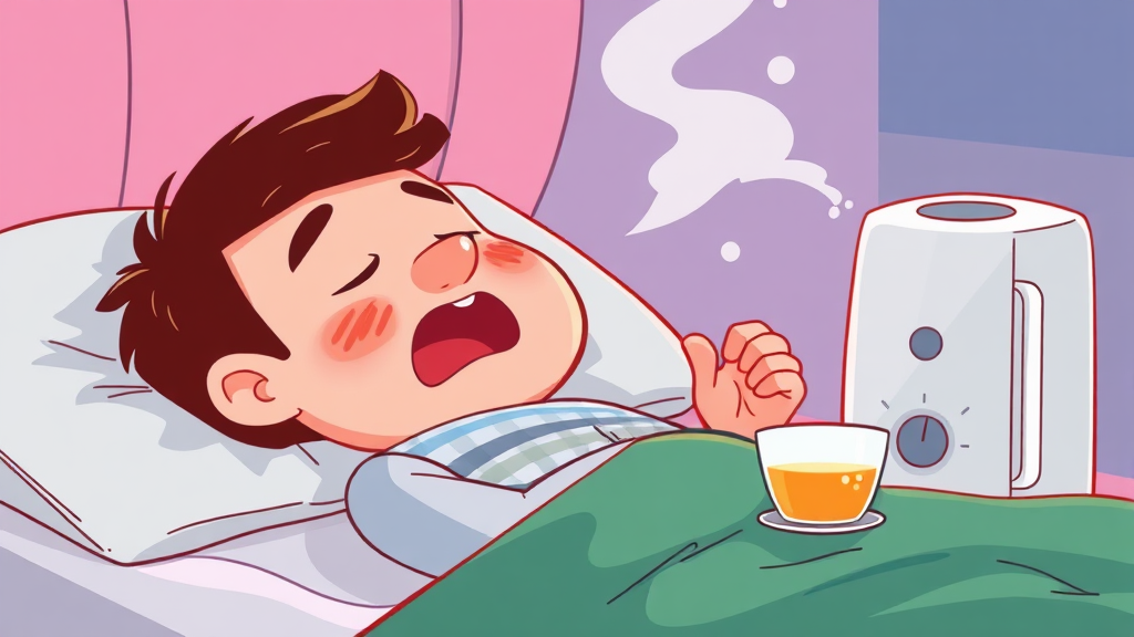 편도염 관련 궁금증 (cartoon 스타일)