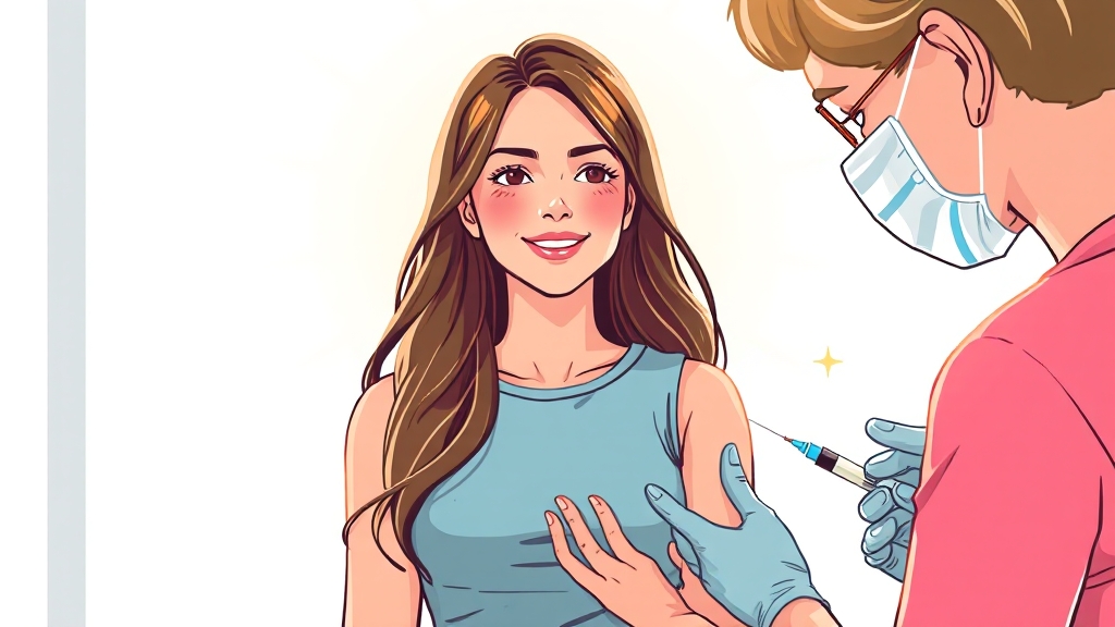 가다실, 접종 전후 주의사항은 무엇일까요? (illustration 스타일)