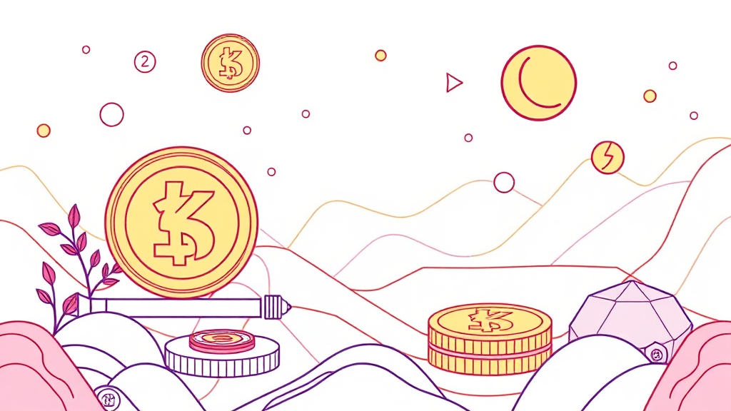 국내 스테이블 코인 관련주 현황 (illustration 스타일)