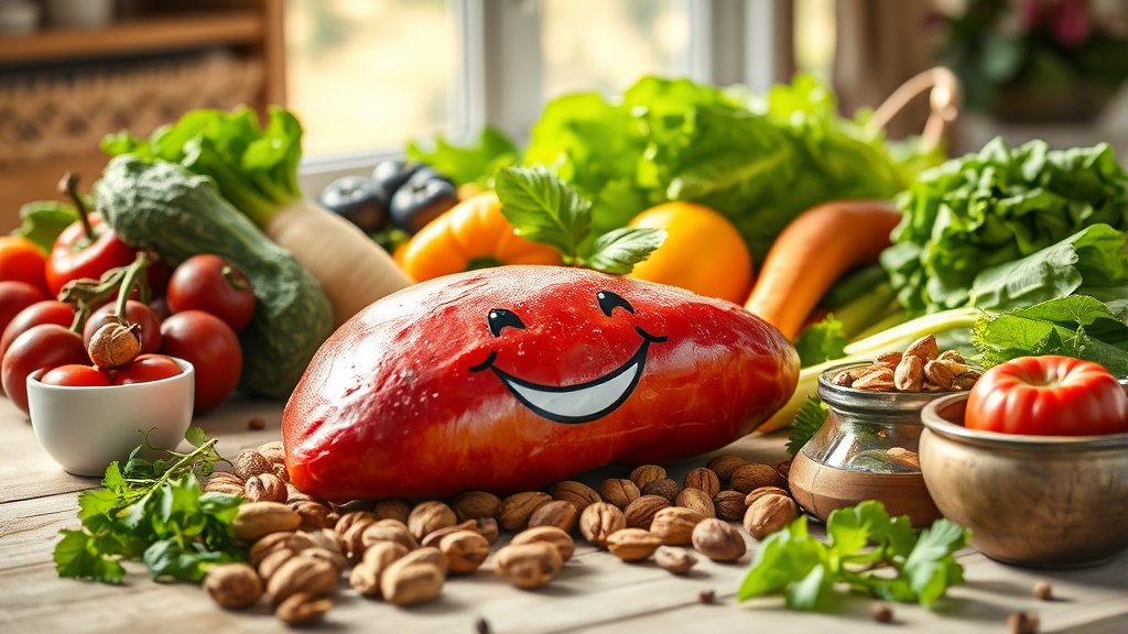 지방간, 간수치 걱정 덜어주는 식단 (realistic 스타일)