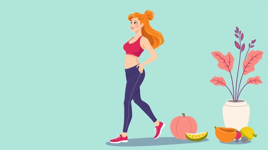 다이어트, 왜 시작하고 무엇을 알아야 할까? (illustration 스타일)