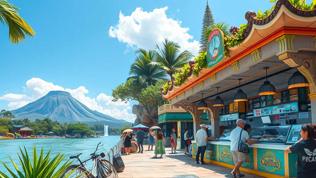 편의 시설 & 주변 정보 (realistic 스타일)