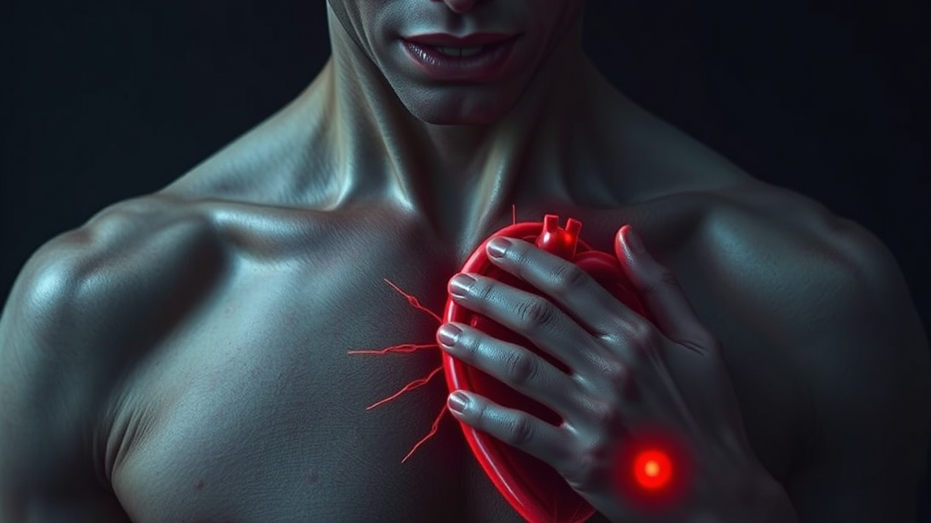 심근경색이란? (realistic 스타일)