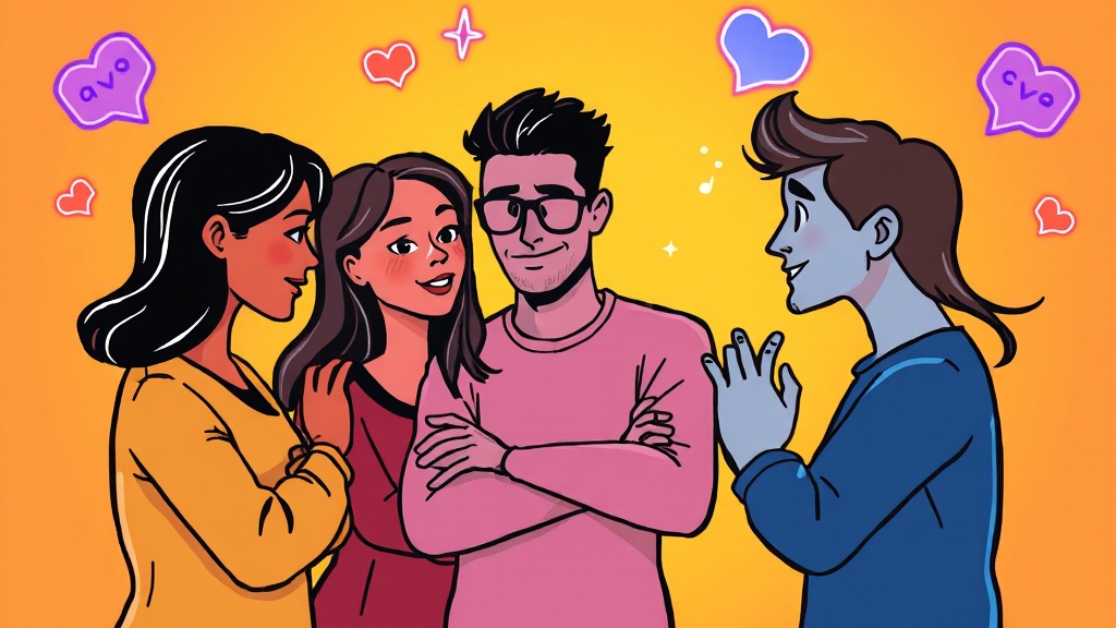 MBTI 유형별 관계 & 소통 방식 (cartoon 스타일)