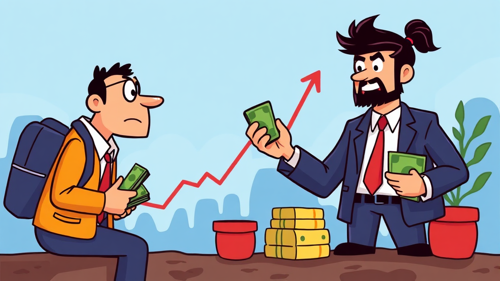 투자 전략: 방어와 현금 확보, 그리고 ‘무릎’ 찾기 (cartoon 스타일)