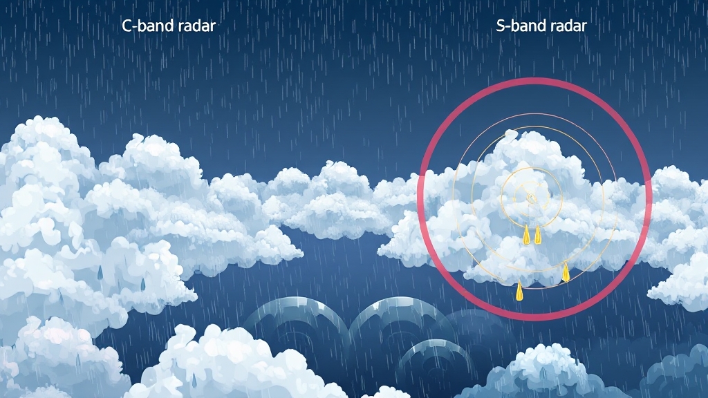 레이더 영상 종류 및 특징 (illustration 스타일)