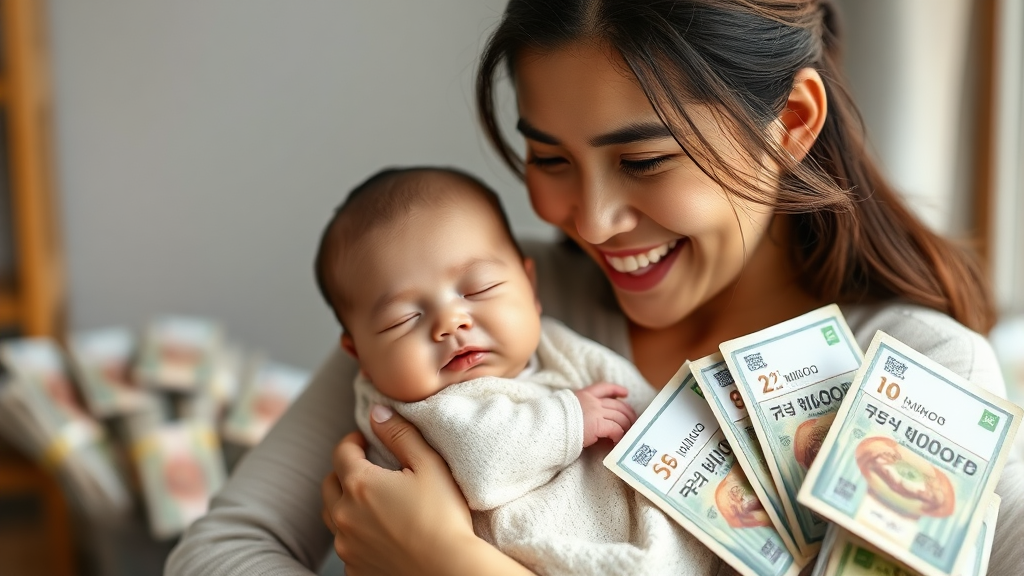 지원 금액 및 사용처 (realistic 스타일)