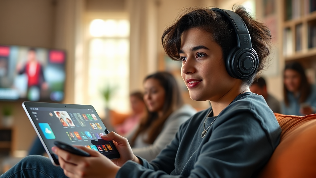 갤럭시탭 A9+ 주요 특징 (realistic 스타일)