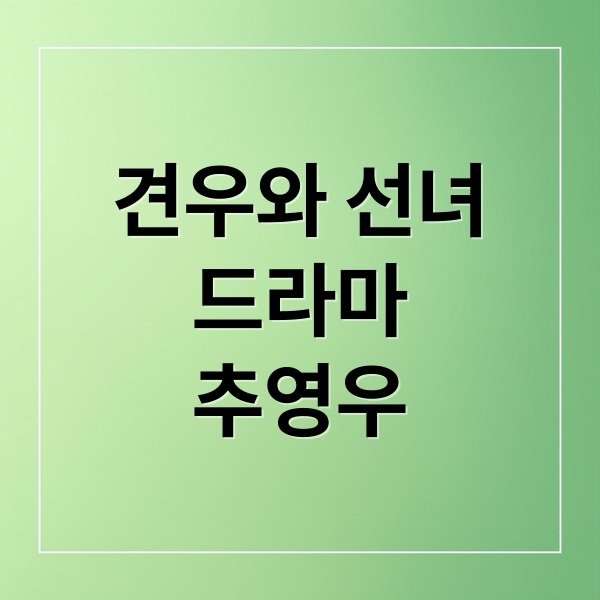 견우와 선녀
드라마
추영우 (견우와 선녀 다시보기 ott)