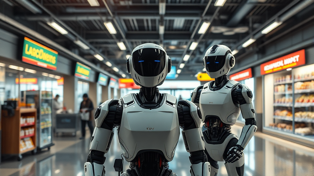 왜 상업용 로봇 시장이 커질까? (realistic 스타일)