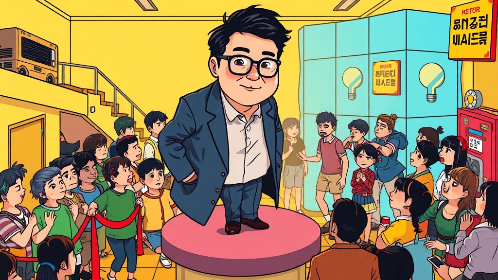 영화 제작자와의 만남 (cartoon 스타일)