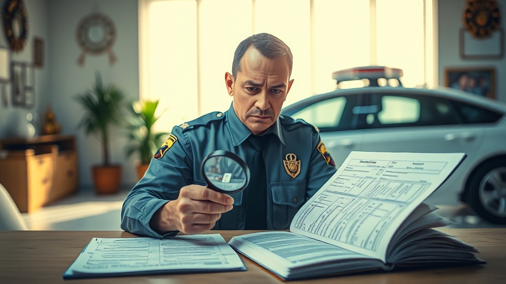 경찰서 발급 증명서 종류 (realistic 스타일)