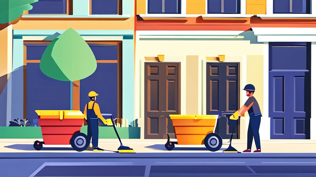 생활 필수품 및 공구, 이렇게 빌려 쓰세요! (illustration 스타일)