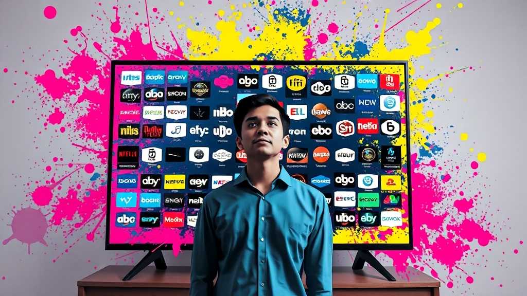 지상파 앱 vs OTT 서비스, 뭐가 다를까? (popart 스타일)