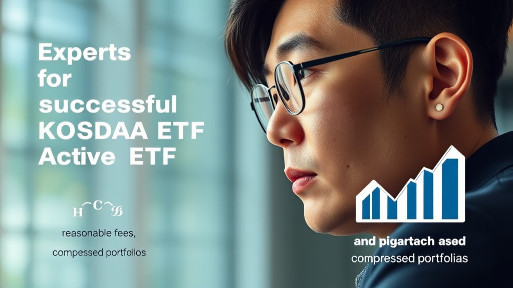 성공적인 코스닥 액티브 ETF 투자를 위한 체크포인트 (realistic 스타일)