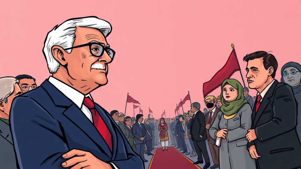 정치권 및 사회 각계 반응 (cartoon 스타일)