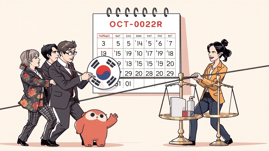 임시공휴일, 찬반 논쟁은? (illustration 스타일)