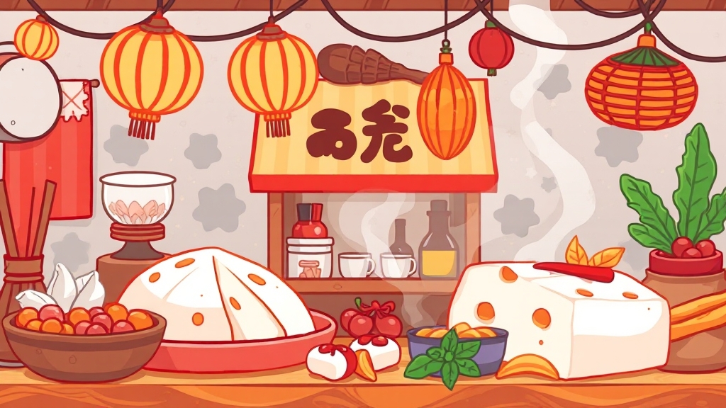 축제 먹거리 및 가격 정보 (cartoon 스타일)