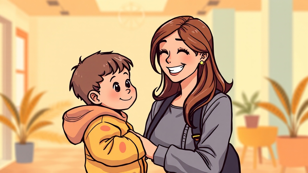 육아휴직, 누가 신청할 수 있나? (cartoon 스타일)