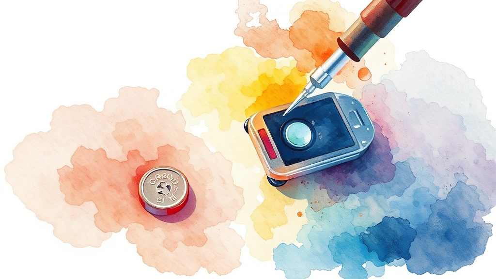 준비물: 배터리 & 도구 (watercolor 스타일)