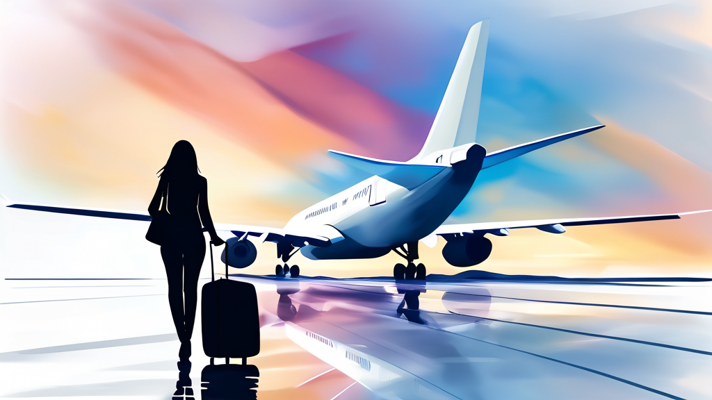 땡처리 항공권, 예약 전 반드시 확인해야 할 것들 (watercolor 스타일)