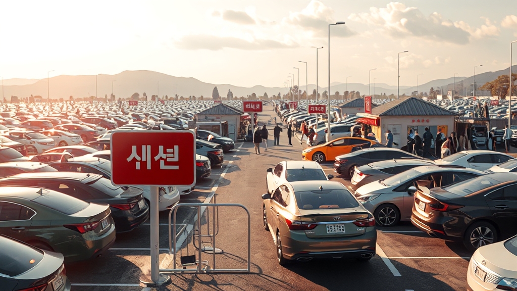 주차장 및 편의시설 안내 (realistic 스타일)
