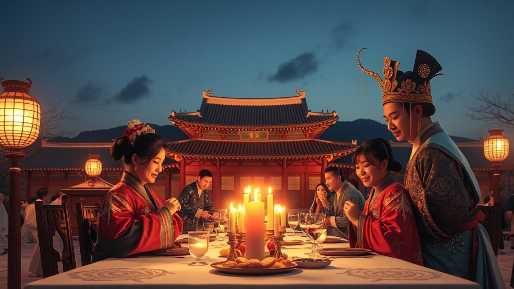 궁중 연회 체험 (realistic 스타일)