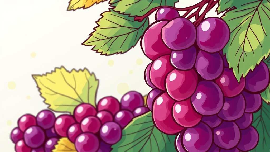 포도 껍질 레스베라트롤: 치매 예방과 뇌 건강의 비밀 5 레스베라트롤 섭취 방법: 포도, 영양제, 그리고 더 나은 선택은? (illustration 스타일)