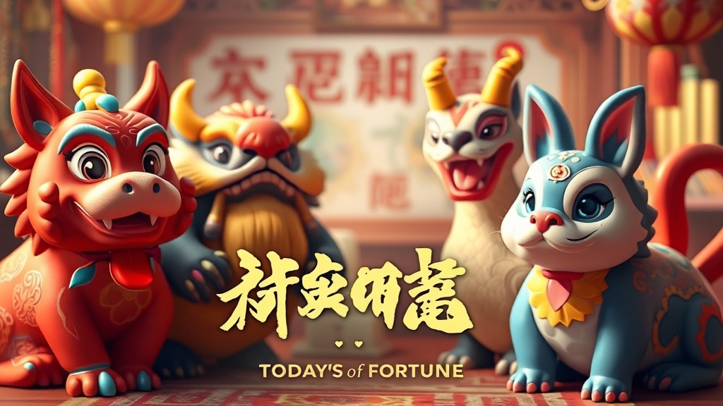 띠별 운세로 보는 하루 (realistic 스타일)