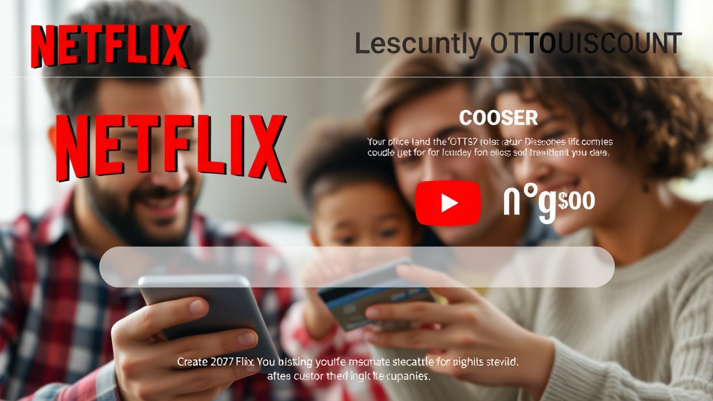 OTT 할인, 핵심만 쏙쏙 (realistic 스타일)