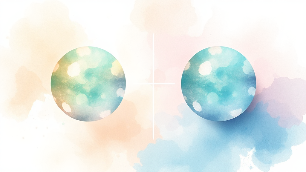 백내장 수술 비용 및 건강보험 적용 기준 (watercolor 스타일)