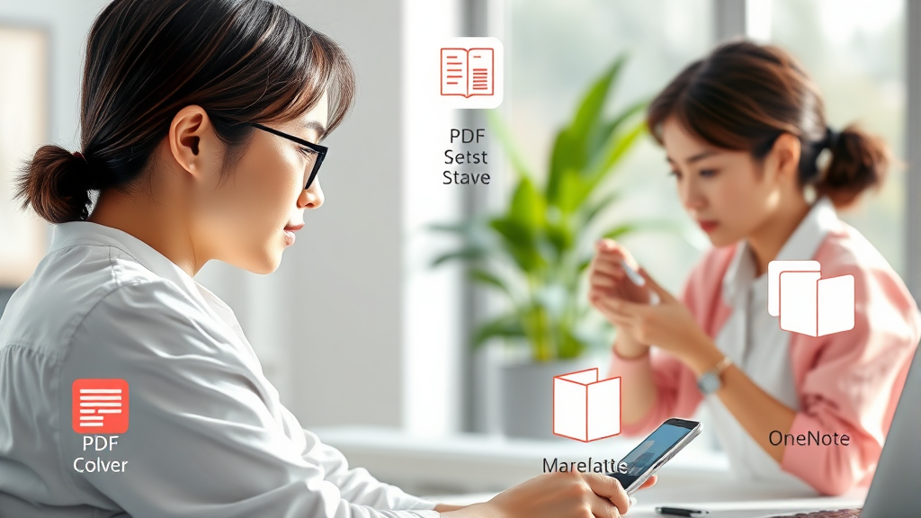 주민등록등본 PDF 파일 저장 및 활용법 (realistic 스타일)